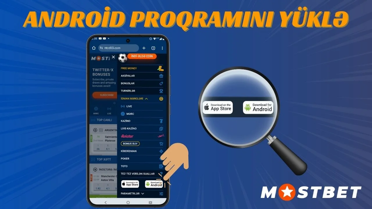 Mostbet kazino Android APK